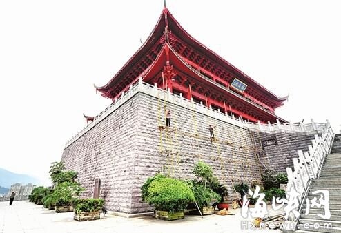 鎮(zhèn)海樓開放近八年首次大修　力爭春節(jié)前對外開放