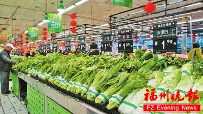 福州十幾種蔬菜價格降回“1時代” 多重因素綜合影響