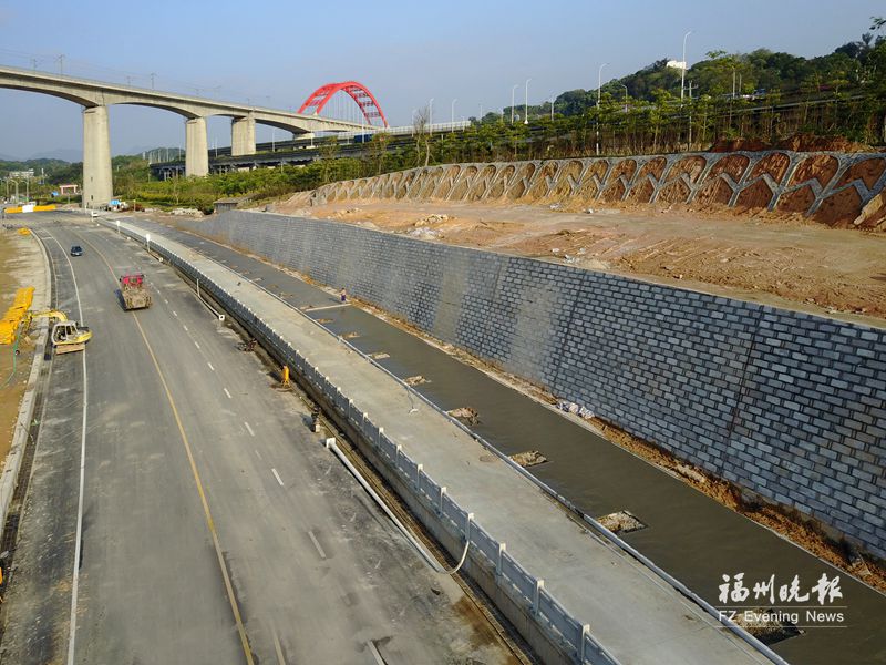 福州三環(huán)最后一段輔路明日通車 市民出行更加便捷