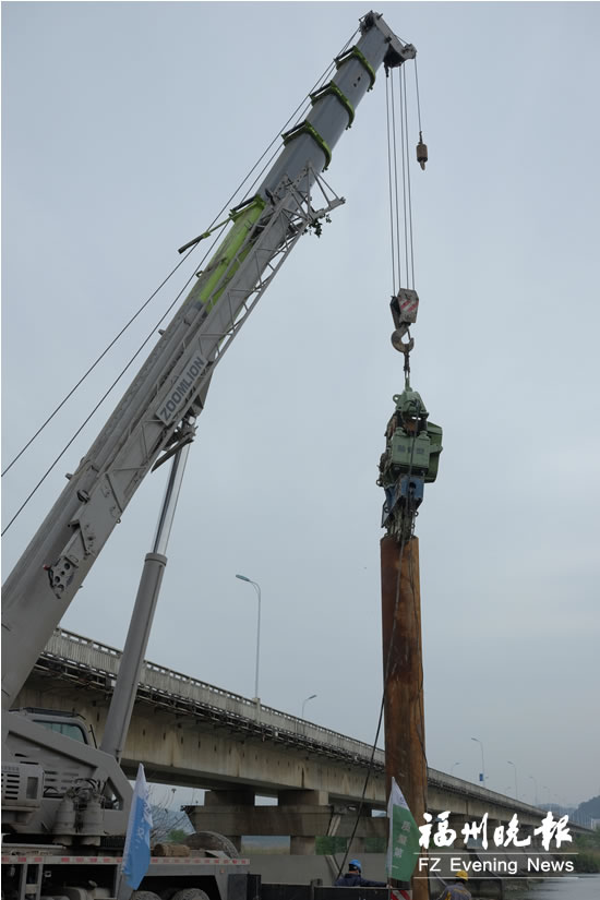 洪塘大橋拓建打下首根樁　預(yù)計2020年建成通車