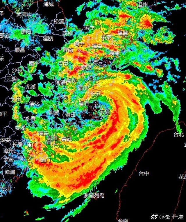 臺(tái)風(fēng)“納沙”登陸福清