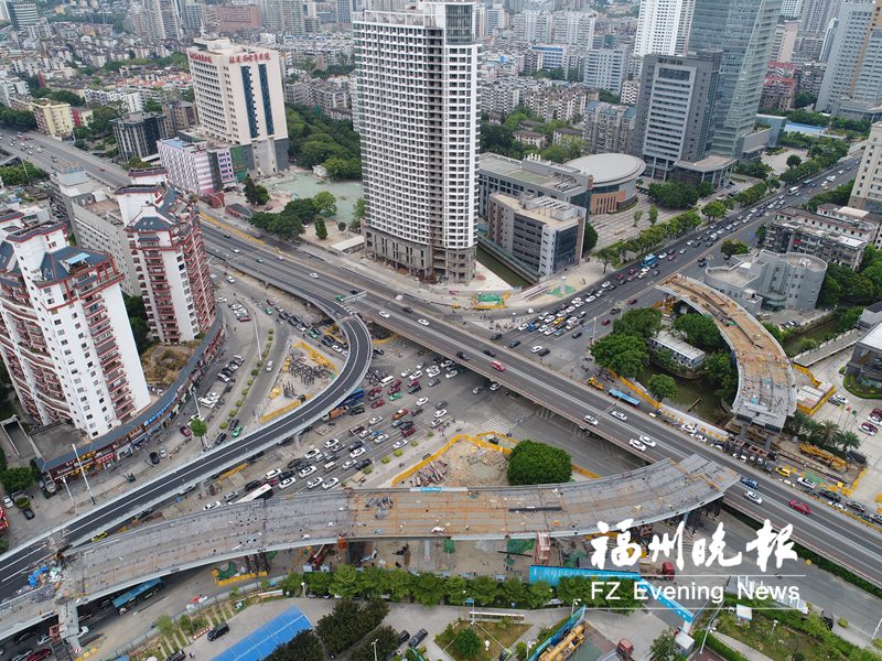 二環(huán)路五四路口　火車站右轉(zhuǎn)出城匝道下周一通車