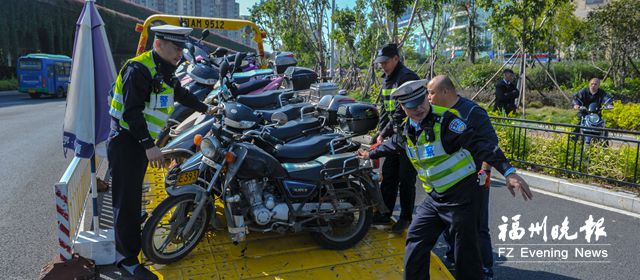 福州近百起非機動車交通違法被直播