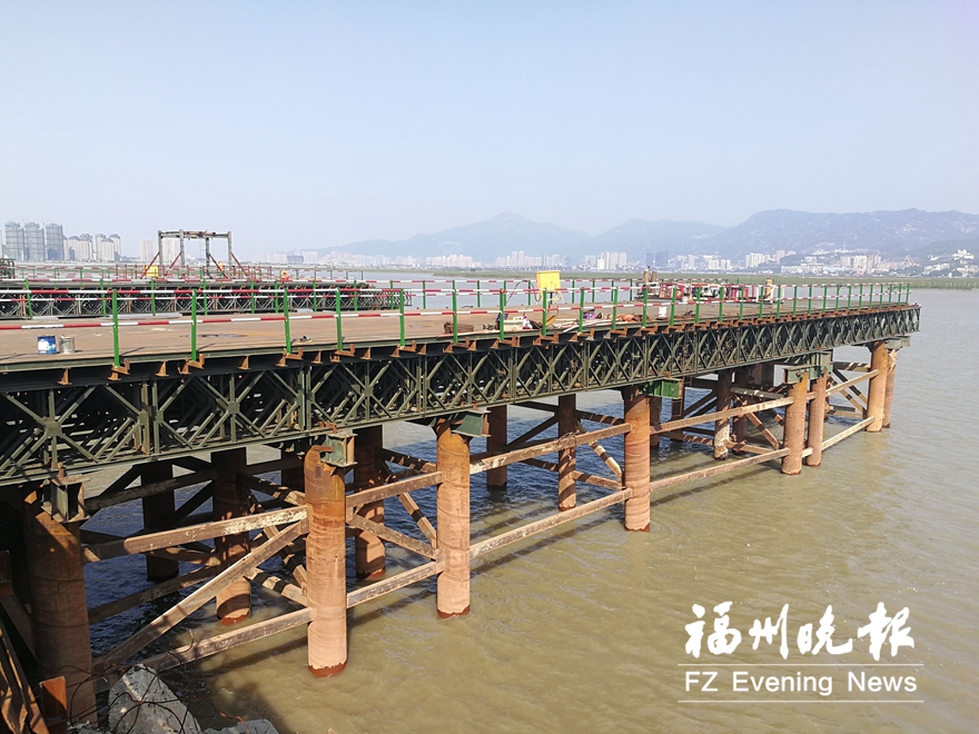 道慶洲大橋長(zhǎng)樂段采用新技術(shù)為施工提速