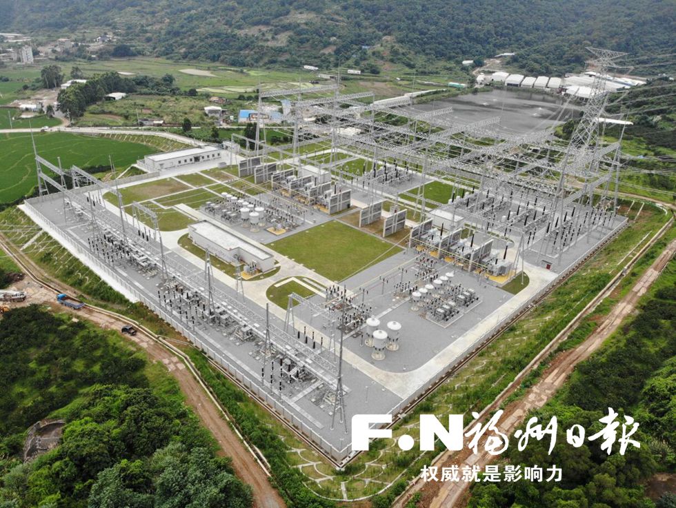  濱海新城井門500千伏變電站今日投運