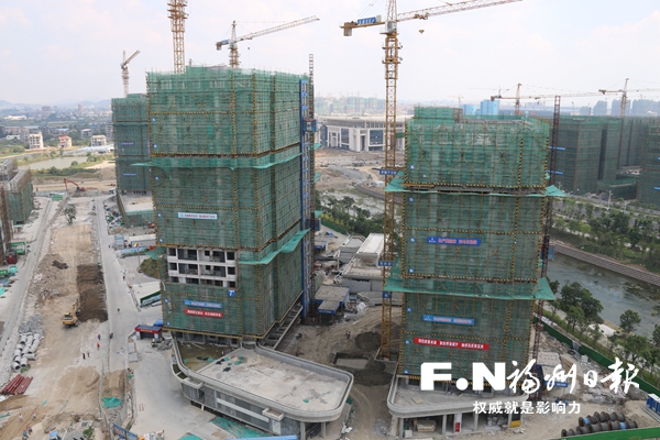 濱海新城人才公寓建設(shè)國慶期間持續(xù)推進(jìn)