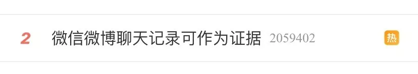定了！微信微博聊天記錄可作為證據(jù)
