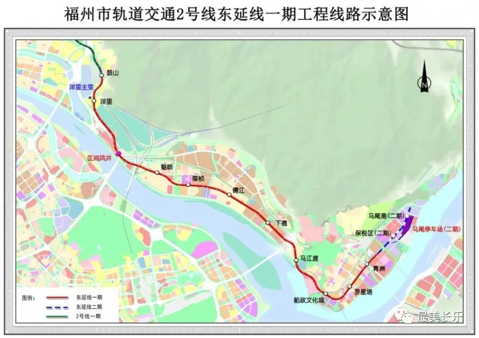 重磅！福州地鐵2號線東延線擬分兩期建設(shè) 6號線全線車站封頂