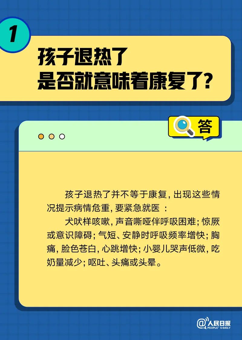 兒童“陽過”后應(yīng)注意些什么？四問四答