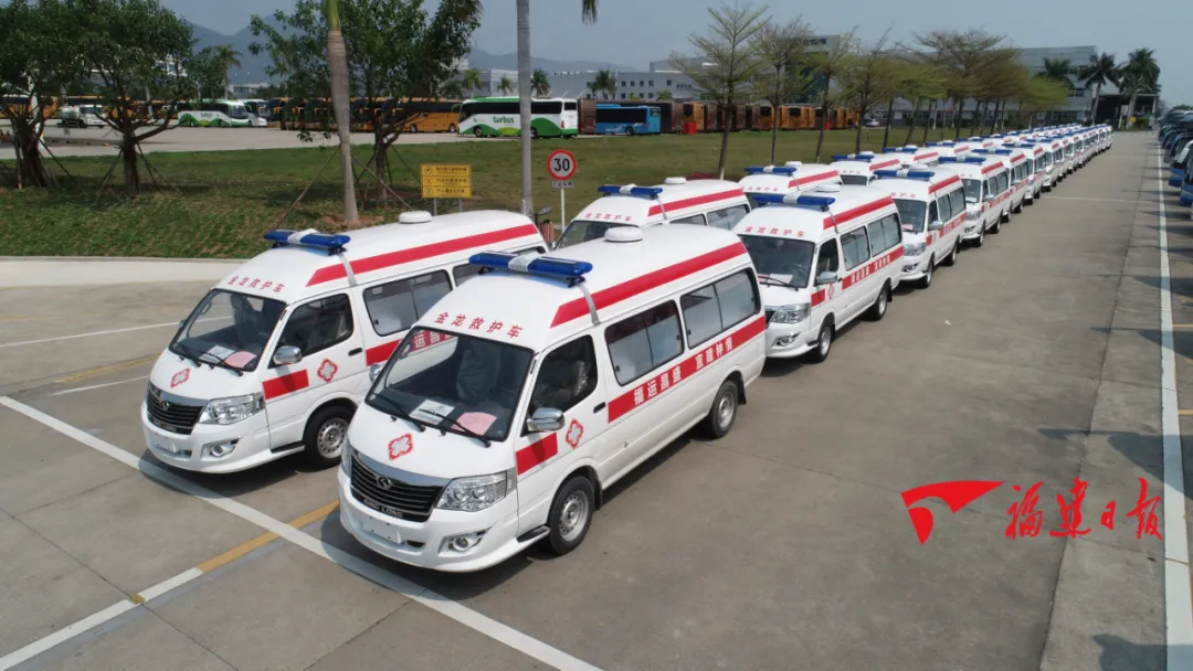 100輛！福建省委省政府捐助轉(zhuǎn)運救護(hù)車發(fā)往宜昌