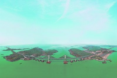 平潭海峽公鐵兩用大橋加緊建設(shè)