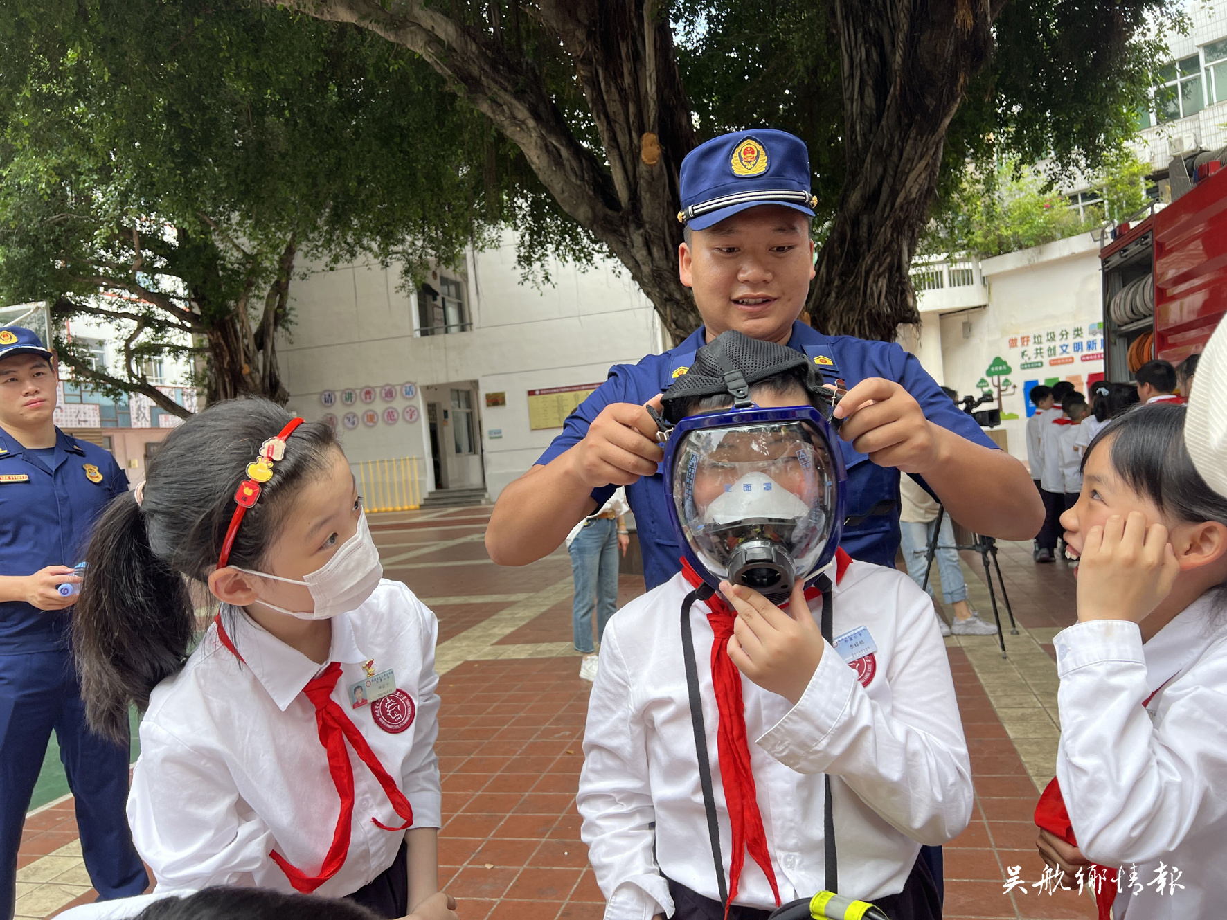 長(zhǎng)樂師范附屬小學(xué)開展“消防課堂進(jìn)校園，安全知識(shí)潤(rùn)童心”消防安全教育主題活動(dòng)