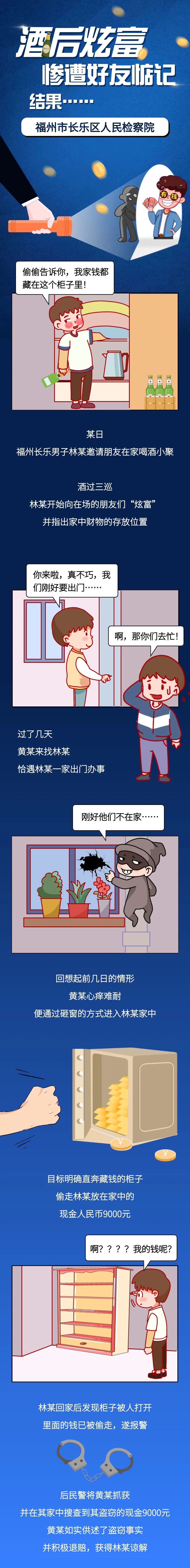 真是“醉”了！長樂男子酒后炫富，結果……