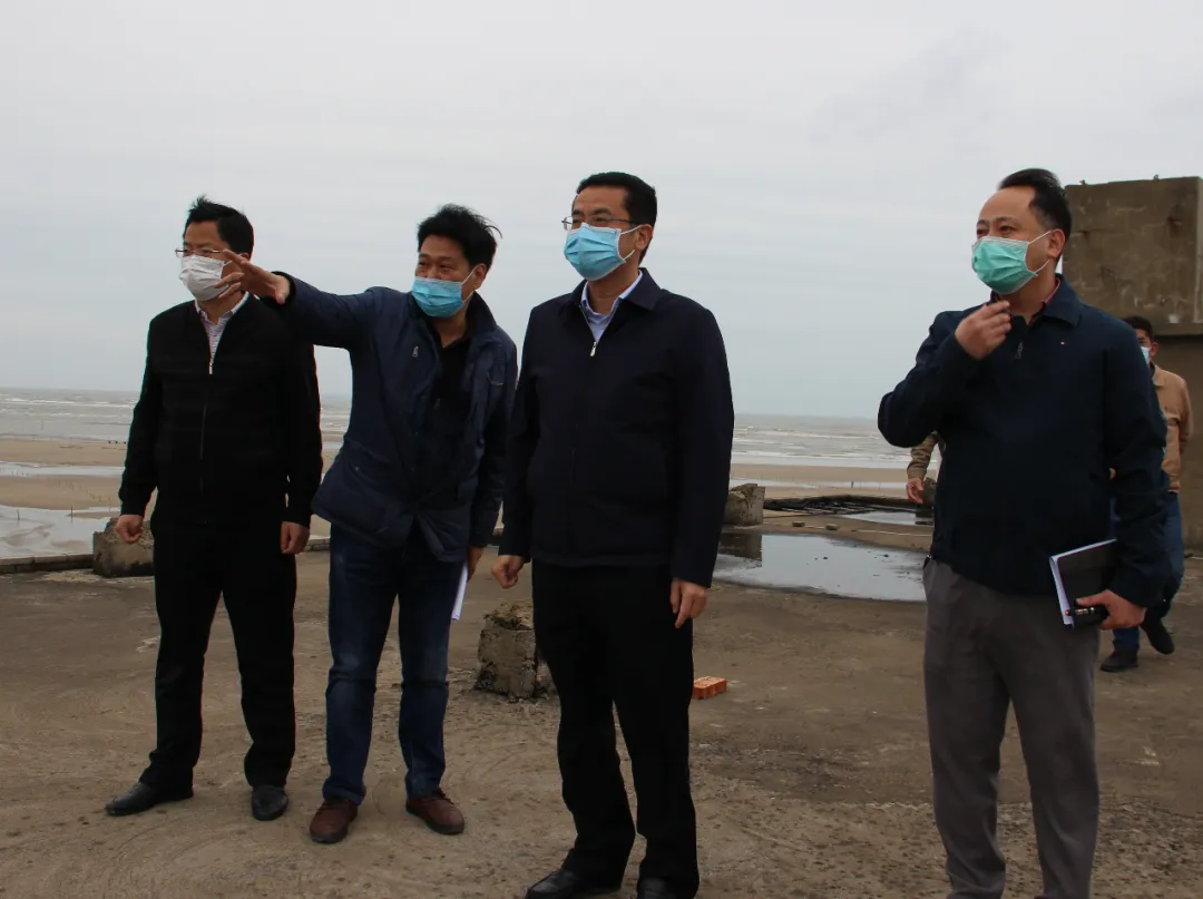 區(qū)領導現(xiàn)場督查推動沿海排污口摸排整治工作