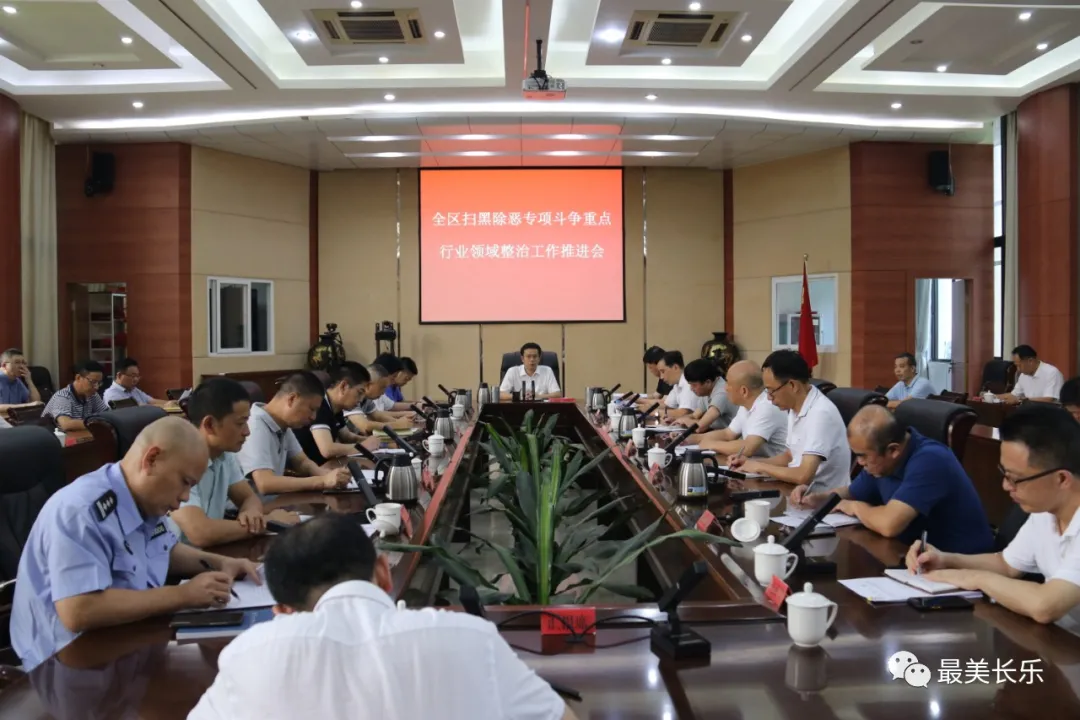 全區(qū)掃黑除惡專項(xiàng)斗爭重點(diǎn)行業(yè)領(lǐng)域整治工作推進(jìn)會召開