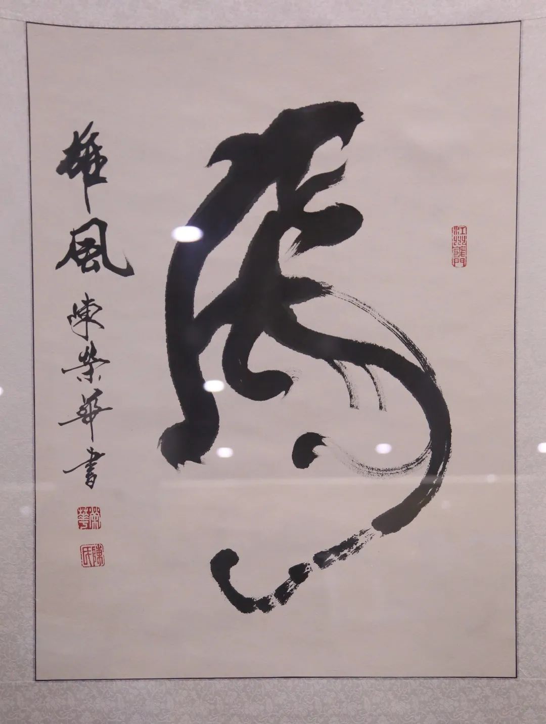 陳榮華書法作品展揭幕儀式在區(qū)博物館舉行