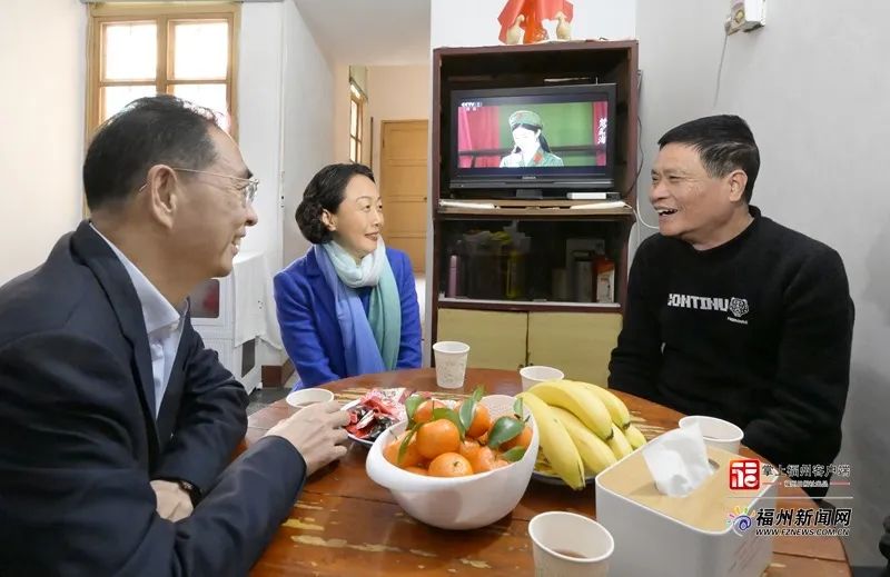 郭寧寧吳賢德赴長樂區(qū)走訪慰問