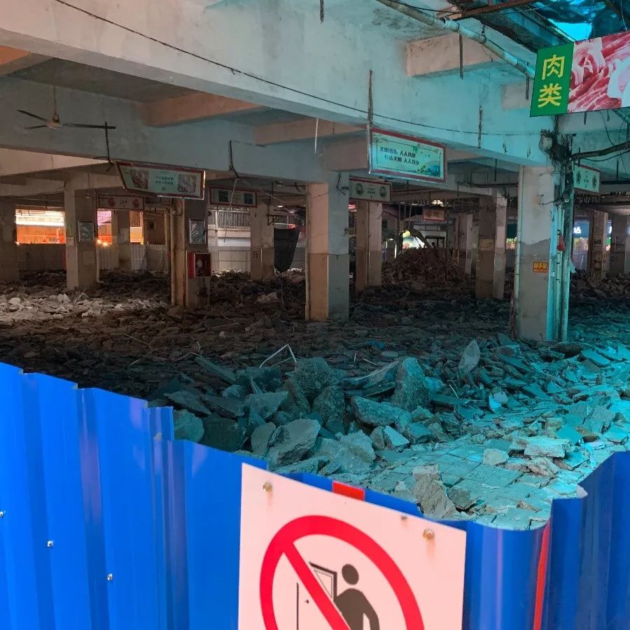 河下街農(nóng)貿(mào)市場升級改造啦！期待新“顏值”……