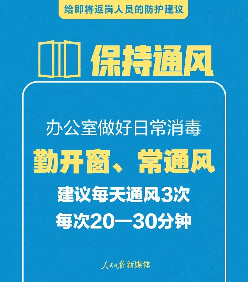 轉(zhuǎn)擴(kuò)！給即將返崗人員的防護(hù)建議 