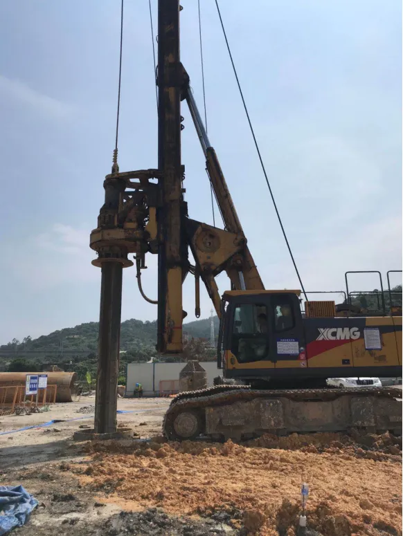國道G316線長樂漳港至營前段項(xiàng)目A5標(biāo)段首根灌注樁基順利終孔