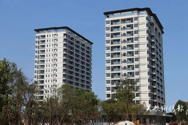 濱海新城租賃住房一期項(xiàng)目全部投用