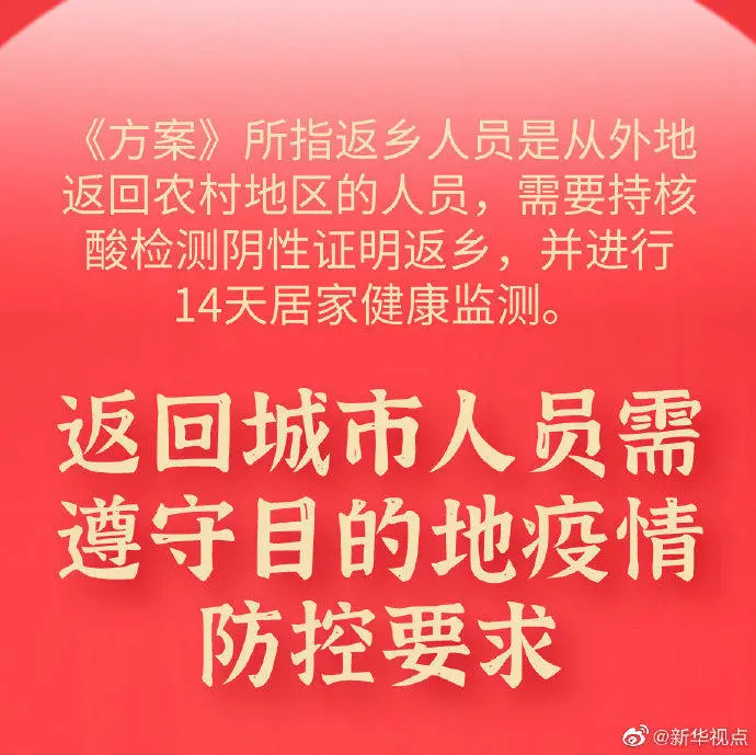 緊急通知！事關(guān)春節(jié)返鄉(xiāng)！返回城市是否需要居家監(jiān)測？官方最新回應(yīng)！