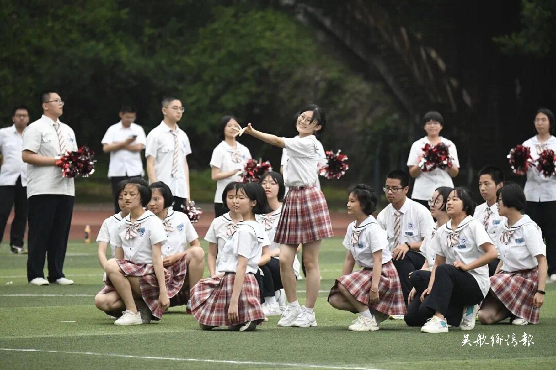 長(zhǎng)樂(lè)一中開(kāi)展第二屆舞蹈課間操比賽