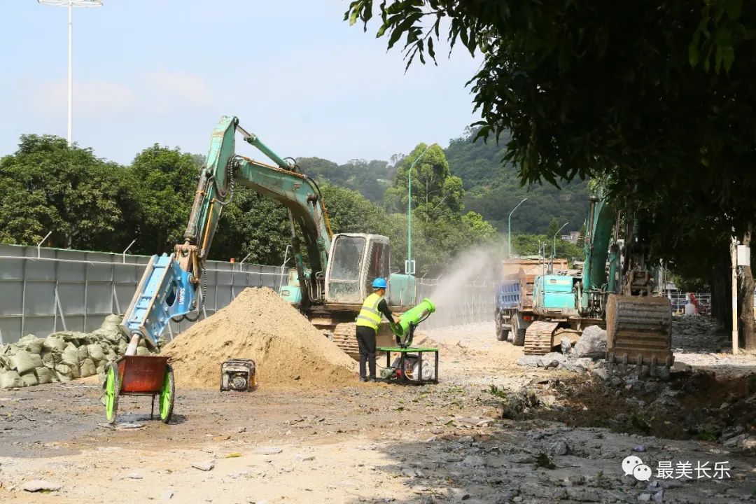 鄭和中路道路改造工程已動(dòng)建，計(jì)劃十月上旬完工