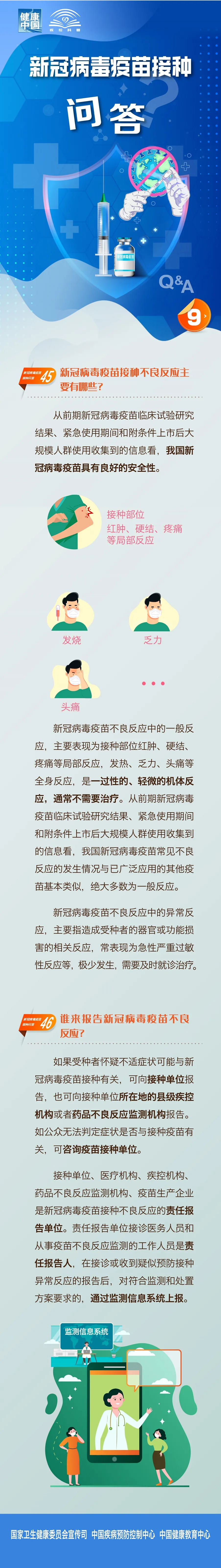 圖解 | 新冠病毒疫苗接種問答（九）