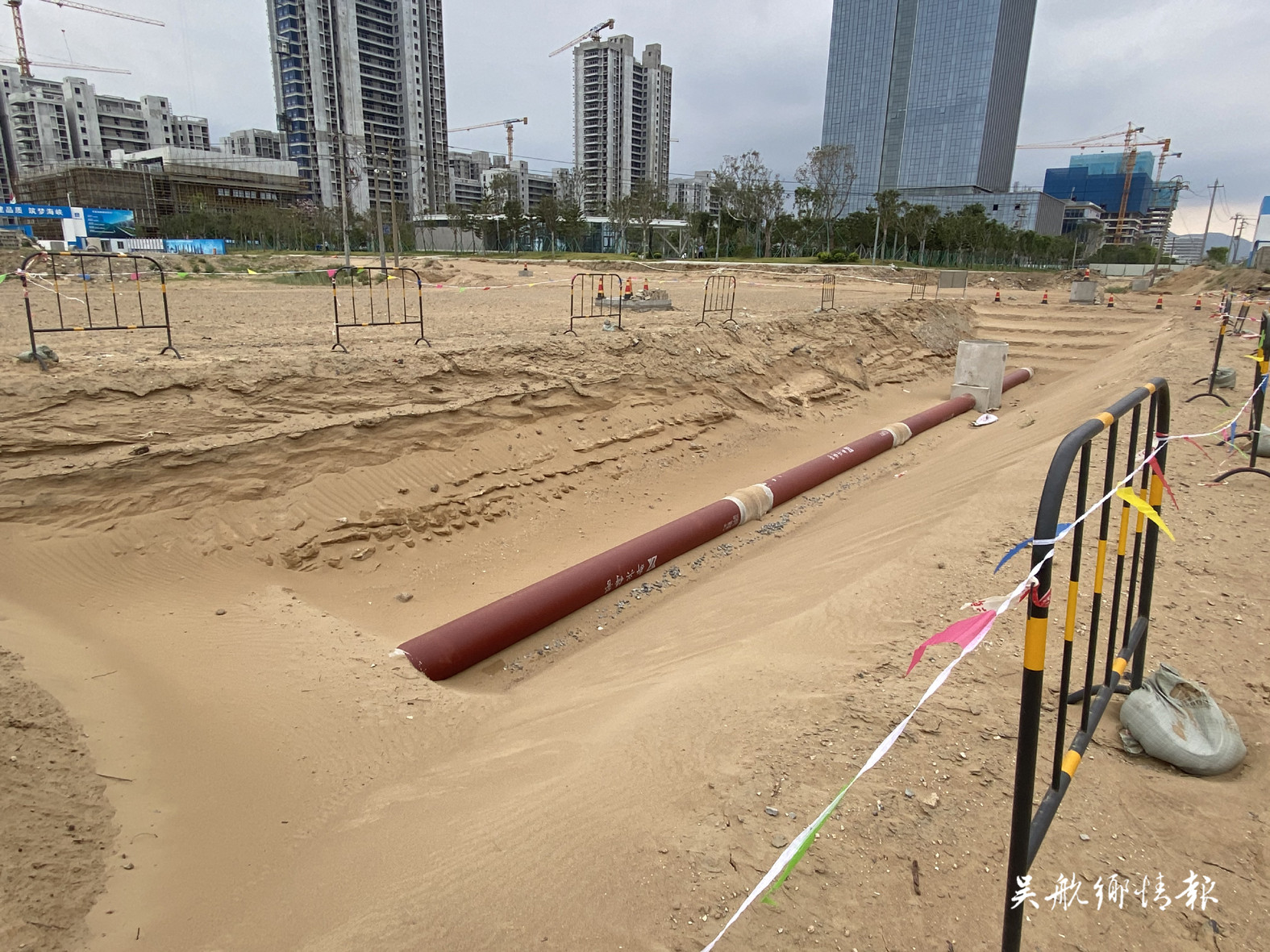 濱海新城沙尾路以東支路網(wǎng)工程 第1標段項目預計明年竣工投用