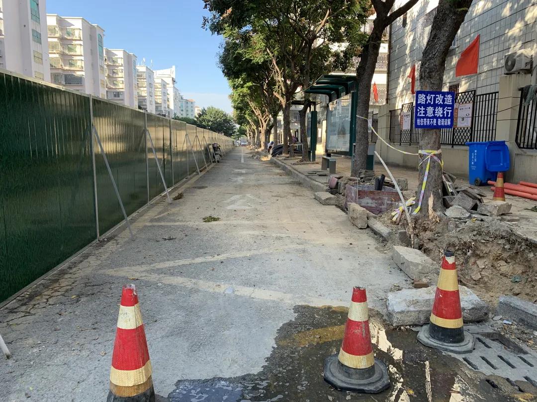 朝陽路：路燈改造暖民心 點(diǎn)亮居民回家路