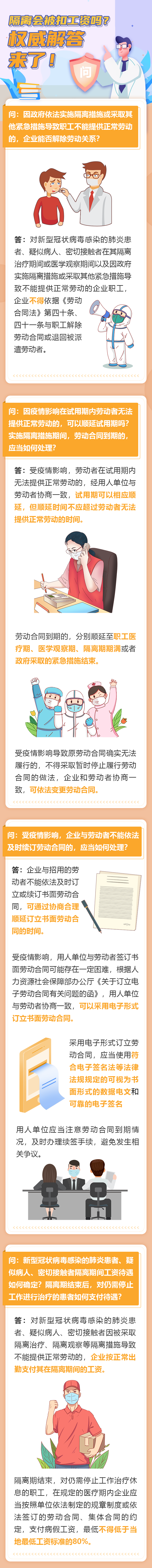 微課堂丨隔離會(huì)被扣工資嗎？權(quán)威解答來了！