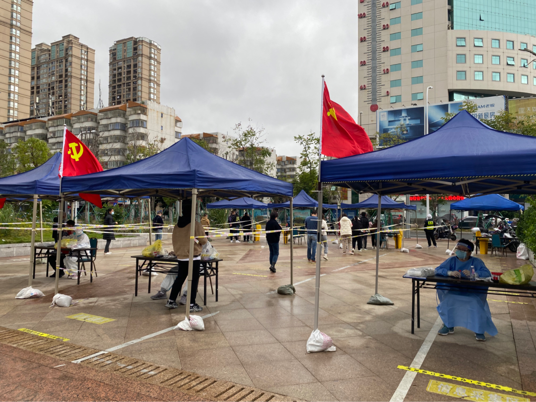 長樂核酸檢測現(xiàn)場有溫度！有速度！