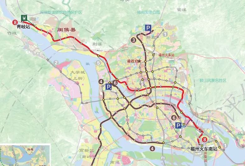 重磅！福州地鐵新消息！6號(hào)線將西延至……
