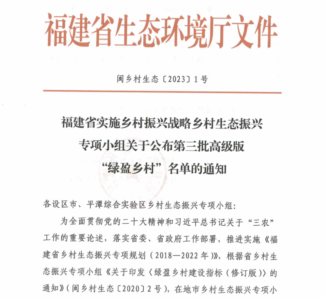 省級(jí)名單公布！長(zhǎng)樂1個(gè)鄉(xiāng)鎮(zhèn)，8個(gè)村莊上榜?！