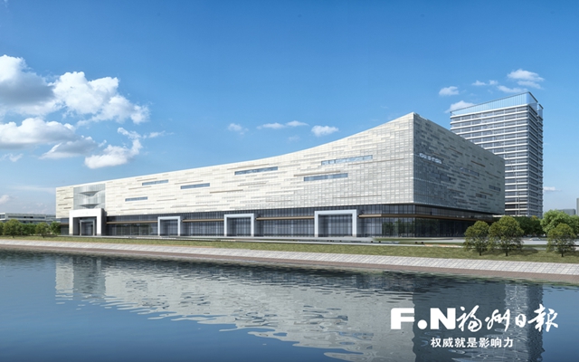 福州數(shù)字中國會展中心明年4月建成 造型猶如巨輪