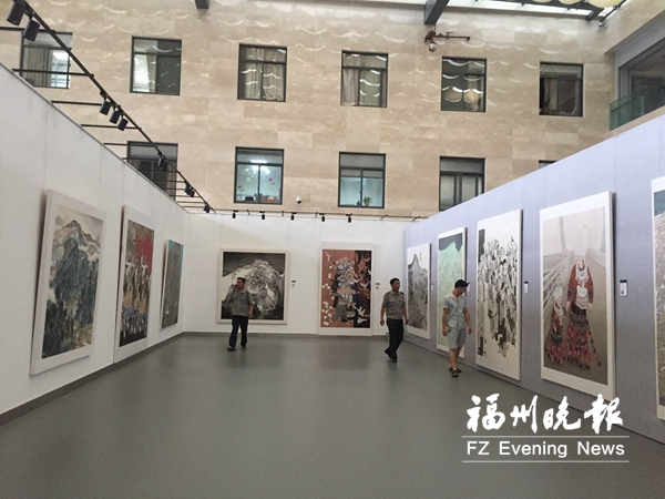 “水墨融情海絲夢”中國畫作品完成布展　26日亮相