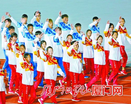 省運(yùn)會廈門團(tuán)呈現(xiàn)出良好勢頭　斬獲62金69銀50銅