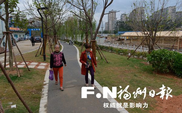 廈坊溪整治基本完成并對(duì)外開(kāi)放