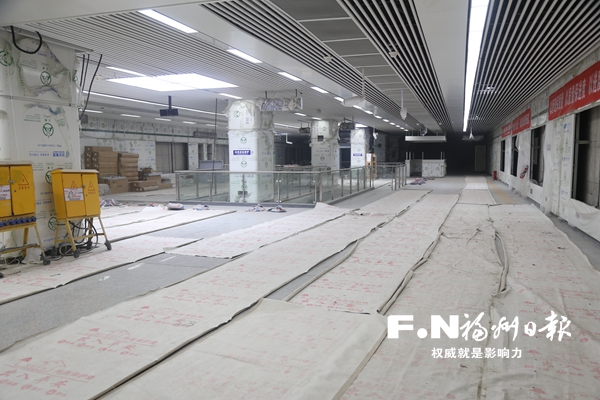 福州地鐵2號線22個站點正加緊裝修 預計12月完工
