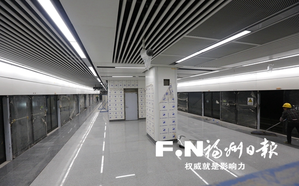 福州地鐵2號線正加速裝修 下月底有望空載試運(yùn)行