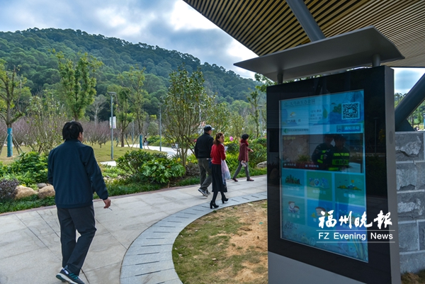 天馬山生態(tài)公園“智慧”隨處可見