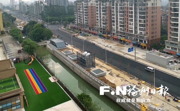 福州地鐵2號(hào)線沿線道路修復(fù)提速 金山新增藍(lán)花楹大道